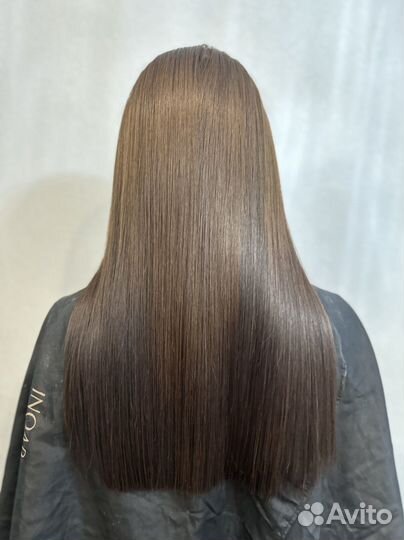 Кератиновое выпрямление ботокс волос нанопластика