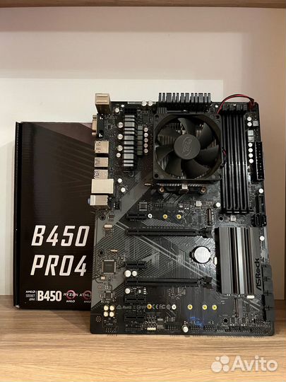 Материнская плата Asrock B450 Pro4 R2.0 гарантия