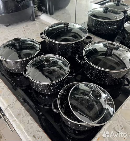 Набор кастрюль из нержавеющей стали