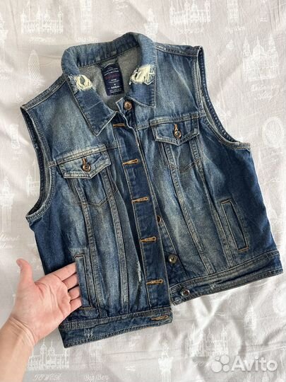 Жилетка джинсовая Bershka
