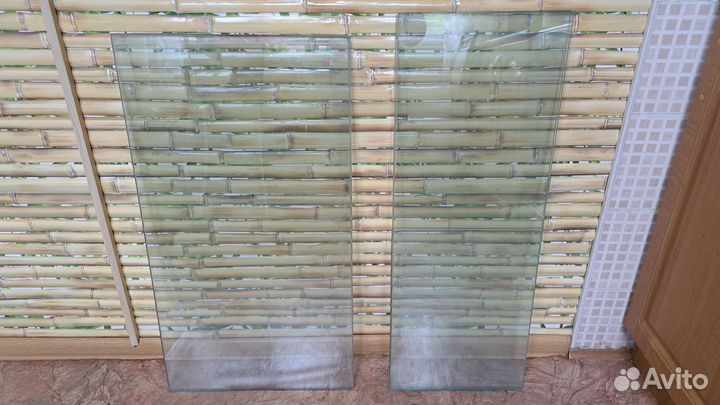 Стеклянные полки б/у