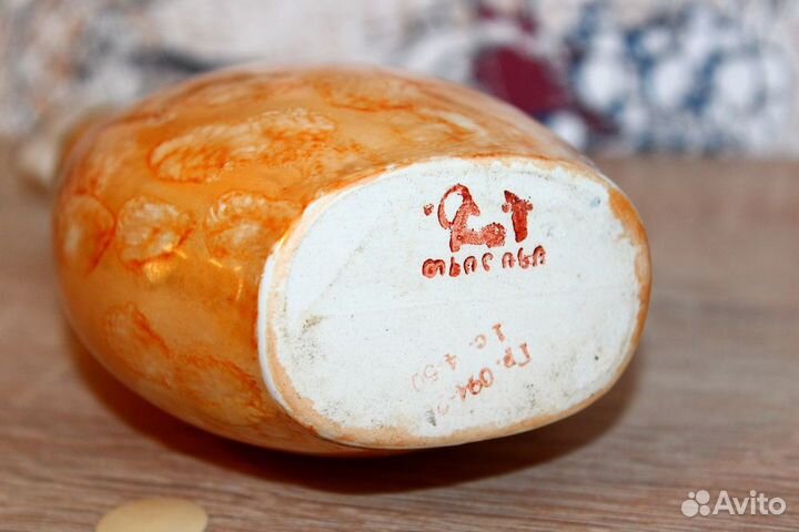 Графин керамический и 4 рюмки СССР