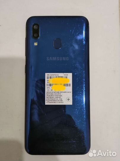 Телефоны Samsung galaxy А20
