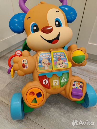 Каталка ходунки Fisher price собака