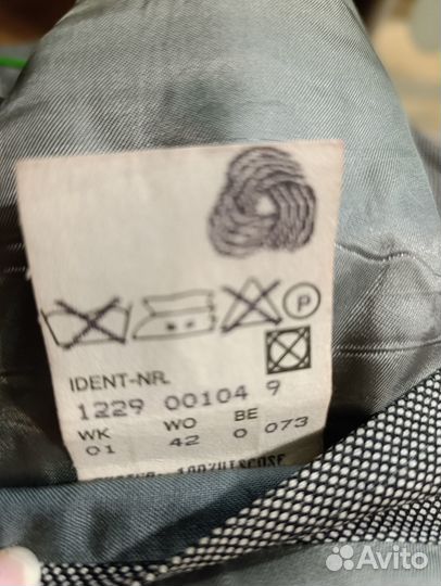 Пиджак из шерсти Hugo boss винтаж