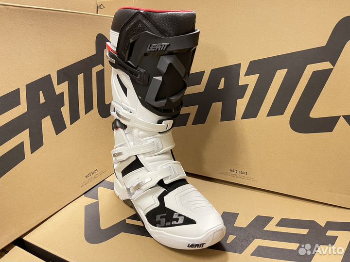 Мотоботы Leatt Boots 5.5 FlexLock White