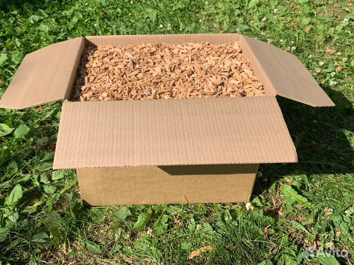 Щепа ольховая для копчения 7кг в коробке