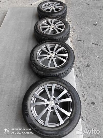 R17 Hankook Ventus Prime 2 K115 225/65, PCD 5x114.3 DIA 66.1