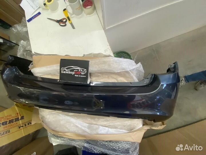 Бампер задний гранта универсал в цвет борнео