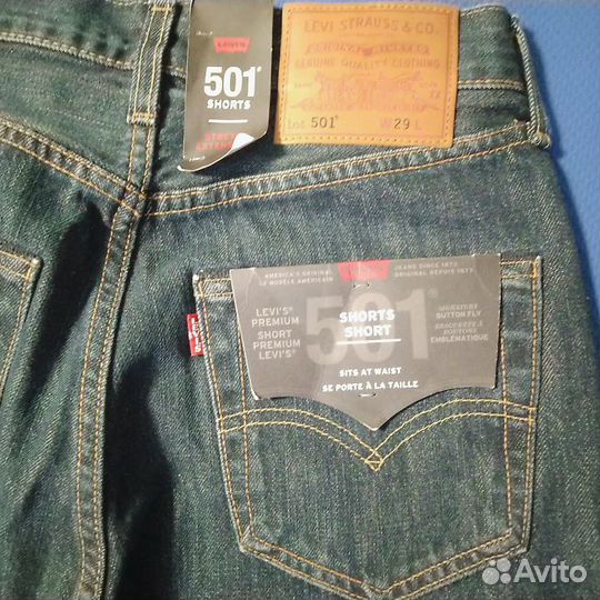 Шорты Levi's 501. W28-29. Оригинал