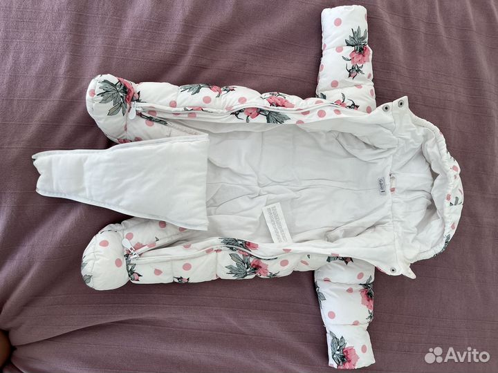 Зимний комбинезон для девочки Gulliver