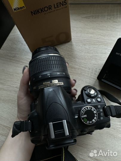 Зеркальный фотоаппарат Nikon d3100 + портретный