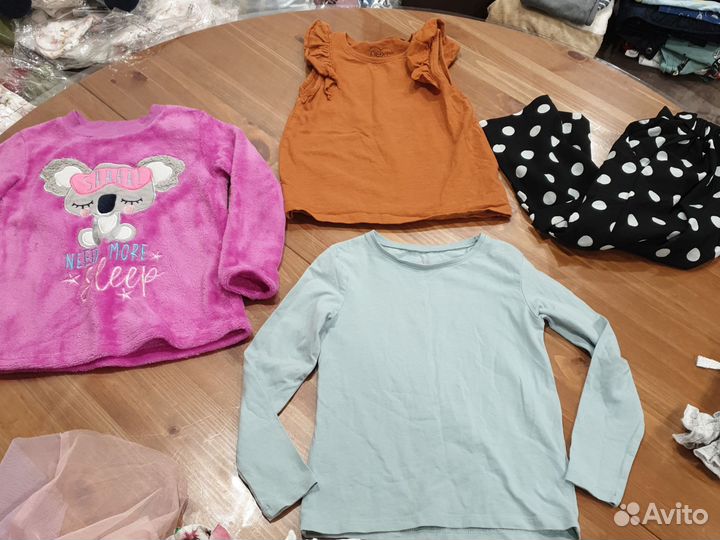 Вещи брендовые пакетом для девочки 4-6 лет 20 шт