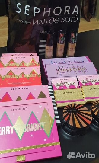 Палетка теней Сефора 8 оттенков. Оригинал