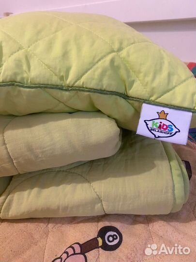 Детское одеяло, подушка, плед, пододеяльник