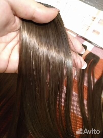Волосы на заколках 50см искусственные