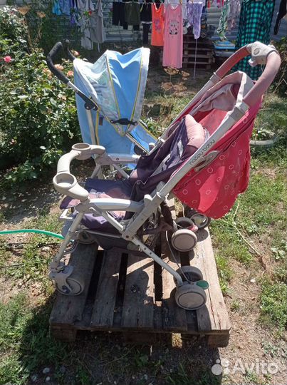 Прогулочная коляска трость бу