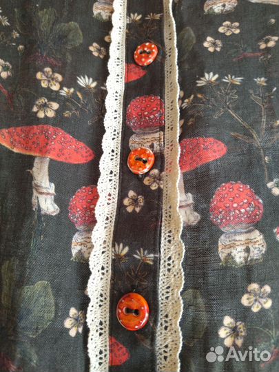 Платье 100% лен