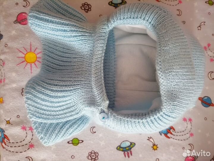 Шапка детская журавлик