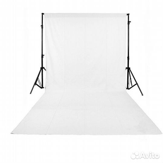 Белый тканевый фон FST-B33-140 (300х300см)