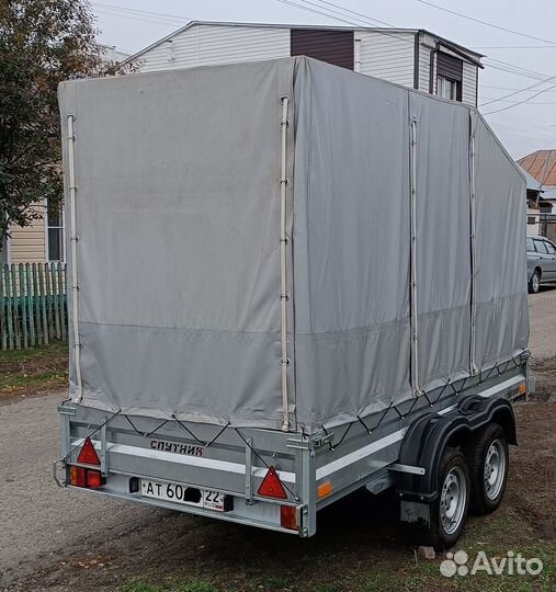 Прицеп легковой двухосный дом на колесах бу