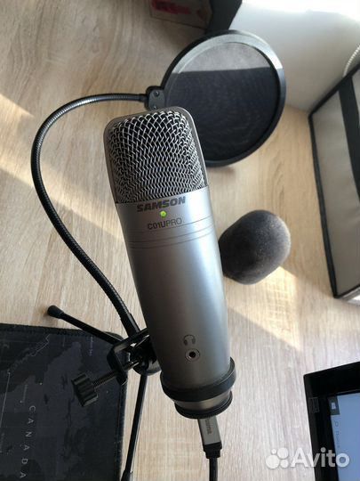 Студийный usb микрофон samson c01u pro