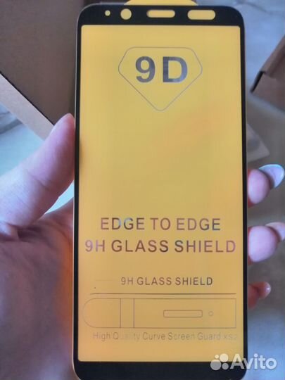 Защитное стекло Samsung А6 2 шт