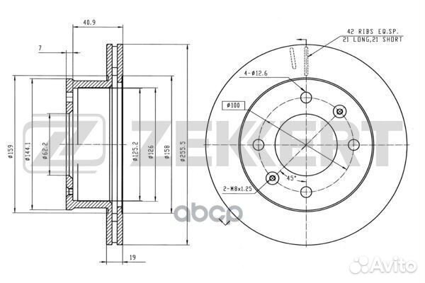 Диск торм. перед. Hyundai Getz (TB) 02- bs-5390