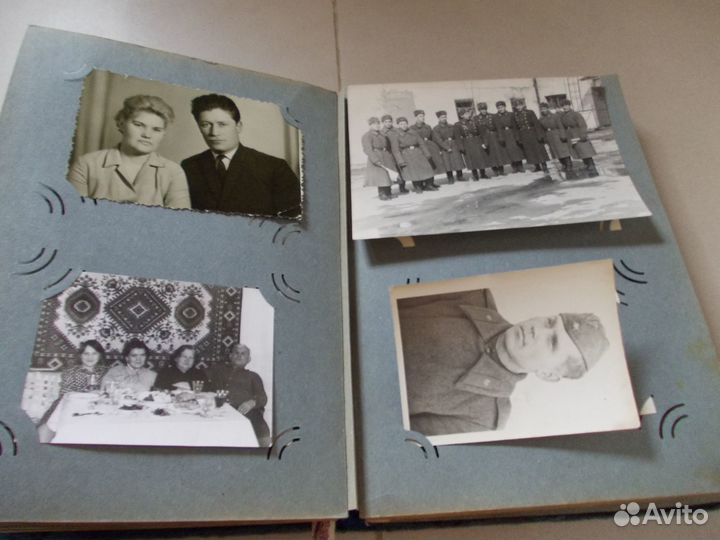 Фотоальбом СССР бархатный с фото