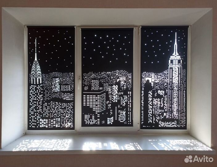 Перфорированные рулонные шторы 