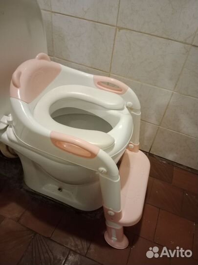 Сидушка на унитаз со ступенькой