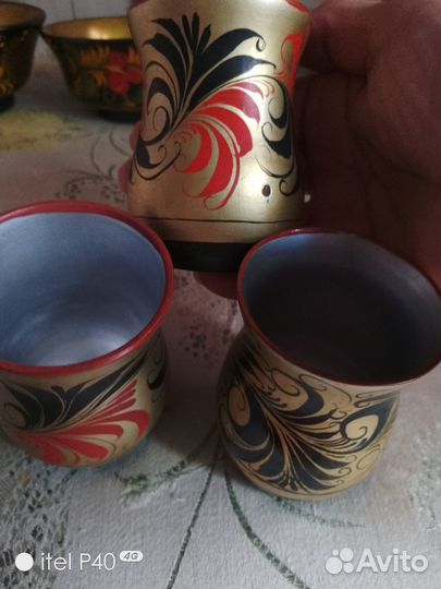 Посуда хохлома