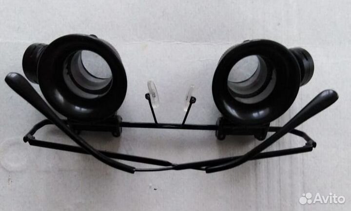 Очки для мелкого ремонта деталей с подсветкой