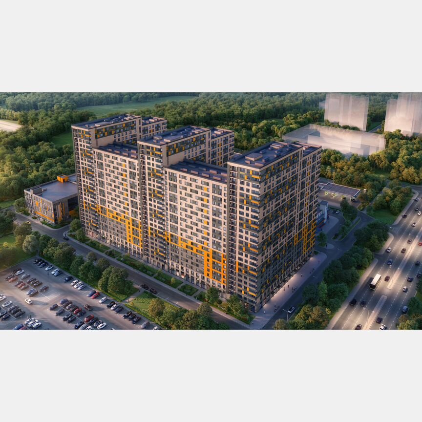 2-к. апартаменты, 42,2 м², 10/24 эт.