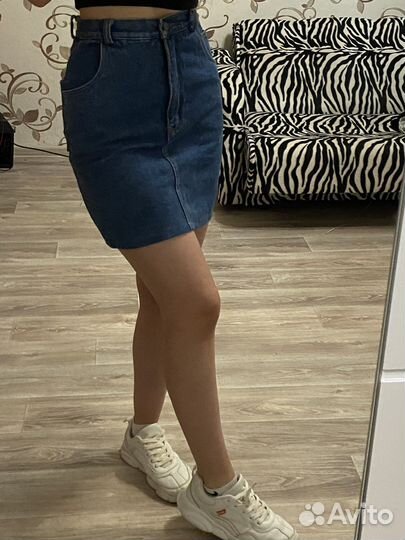 Юбка джинсовая