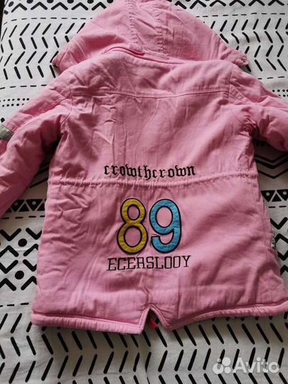 Куртка парка для девочки. Размер 122-128