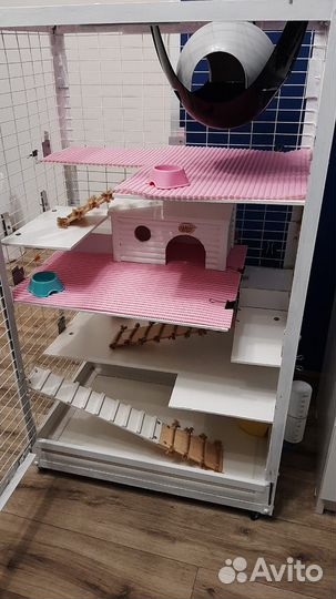 Самодельная большая клетка для крыс (грызунов)