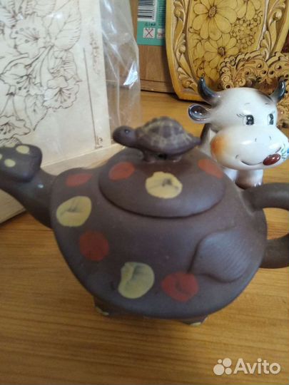 Чайник заварочный из исинской глины