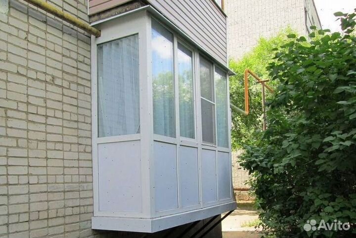 Балконы французкое остекление