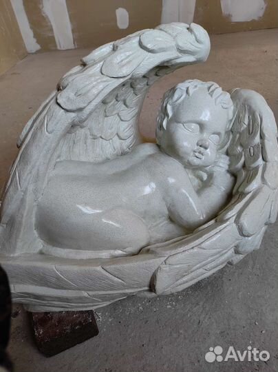 Ангел, скульптура. Большой. Спящий ангел