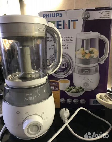 Пароварка блендер philips avent 4 в 1
