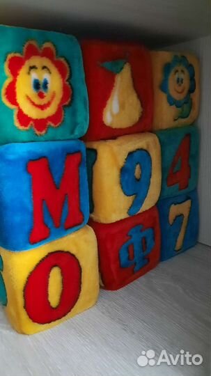 Кубики большие, мягкие