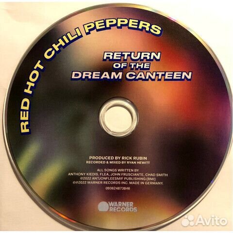Red Hot Chili Peppers / Return Of The Dream Cantee