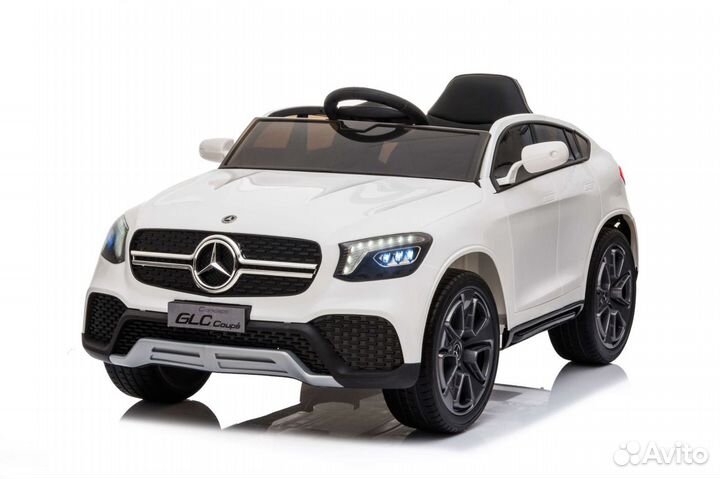 Электромобиль Mercedes-Benz GLC Coupe K777KK белый