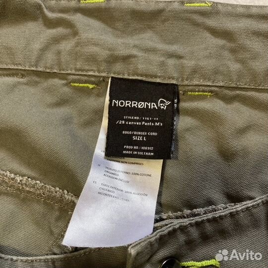 Брюки norrona canvas pant