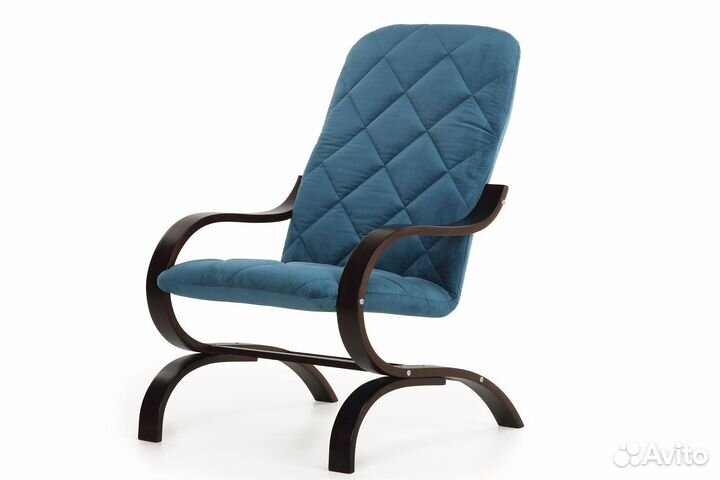 Кресло интерьерное современное бирюзовое
