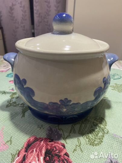 Супница с крышкой 3л,новая