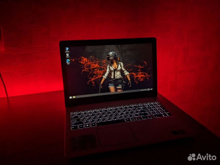 Мощный игровой ноутбук 1050ti/i7/ssd+hdd1tb/FHD