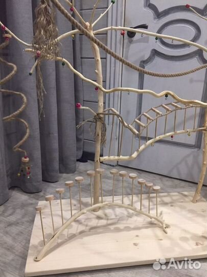 Игровой стенд для попугая