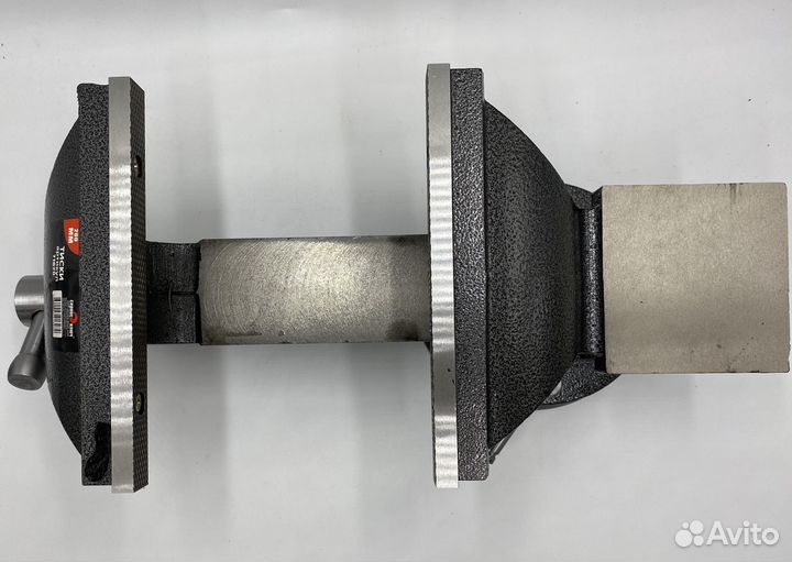 Тиски слесарные 200мм поворотные с наковальней Сер